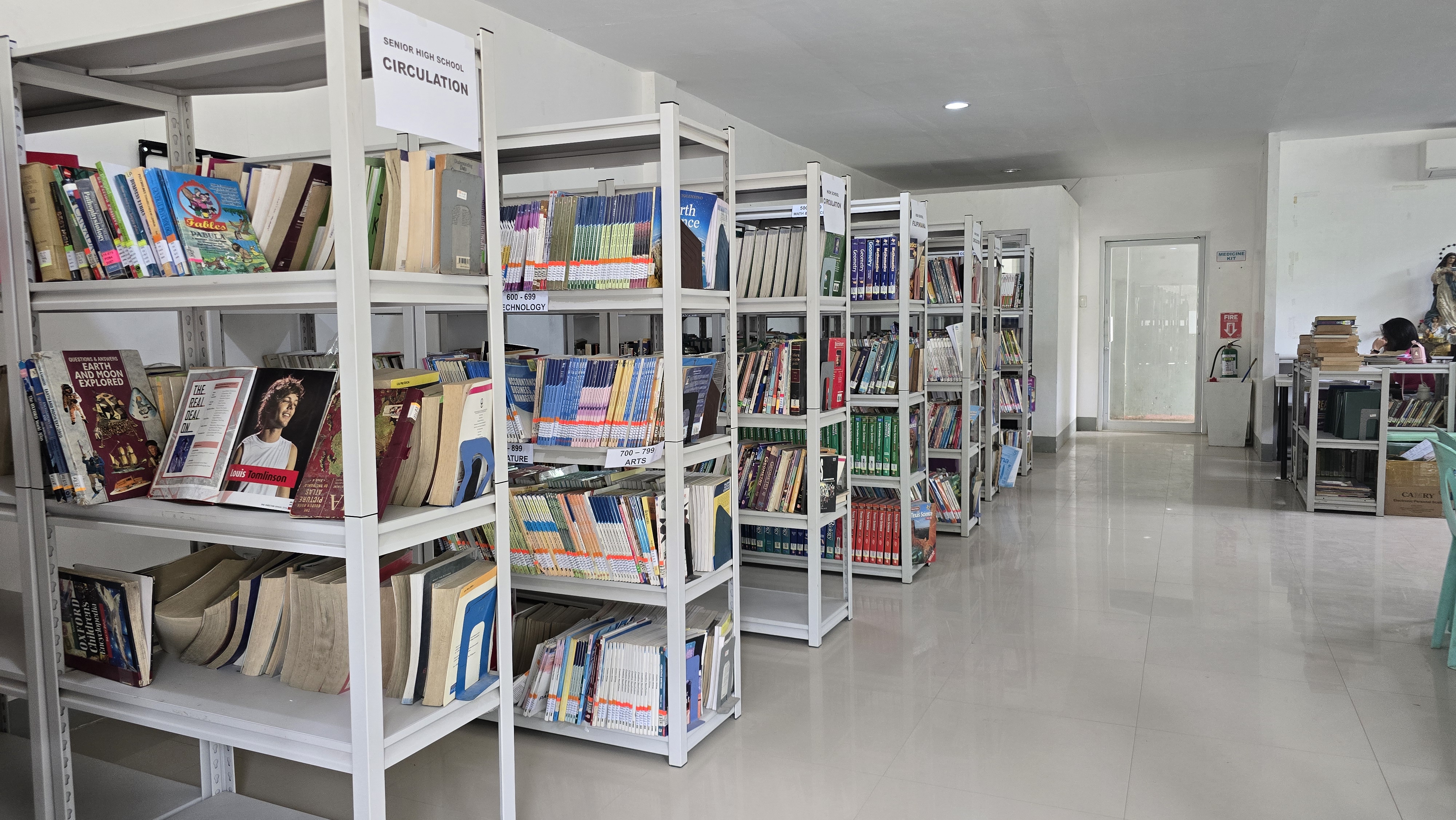 Library interior
